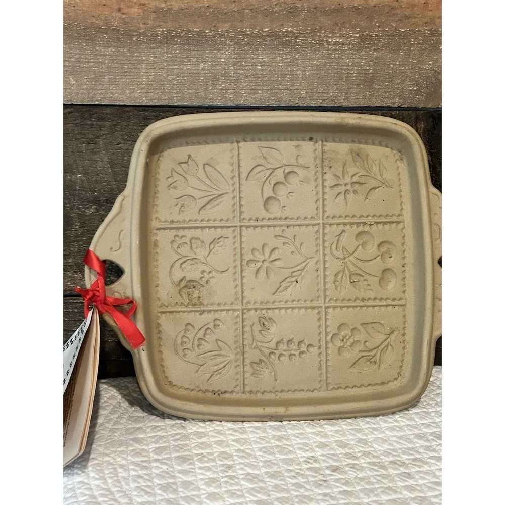 VTG 1988 Brown Bag Shortbread‎ Cookie Art Mold Flowers Berries 3 Recipe Booklet